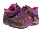 Merrell Kids Chameleon Mid Lace Waterproof (big Kid) (brown/pink) Girls Shoes