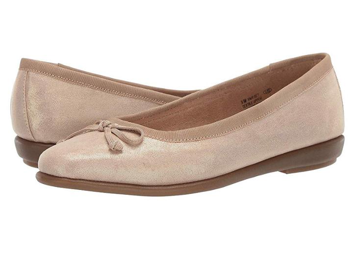 A2 By Aerosoles Fair Bet (gold Metallic Fabric) Women's Flat Shoes