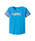Chaser Kids Vintage Jersey Puppies Tee (little Kids/big Kids) (surf) Girl's T Shirt