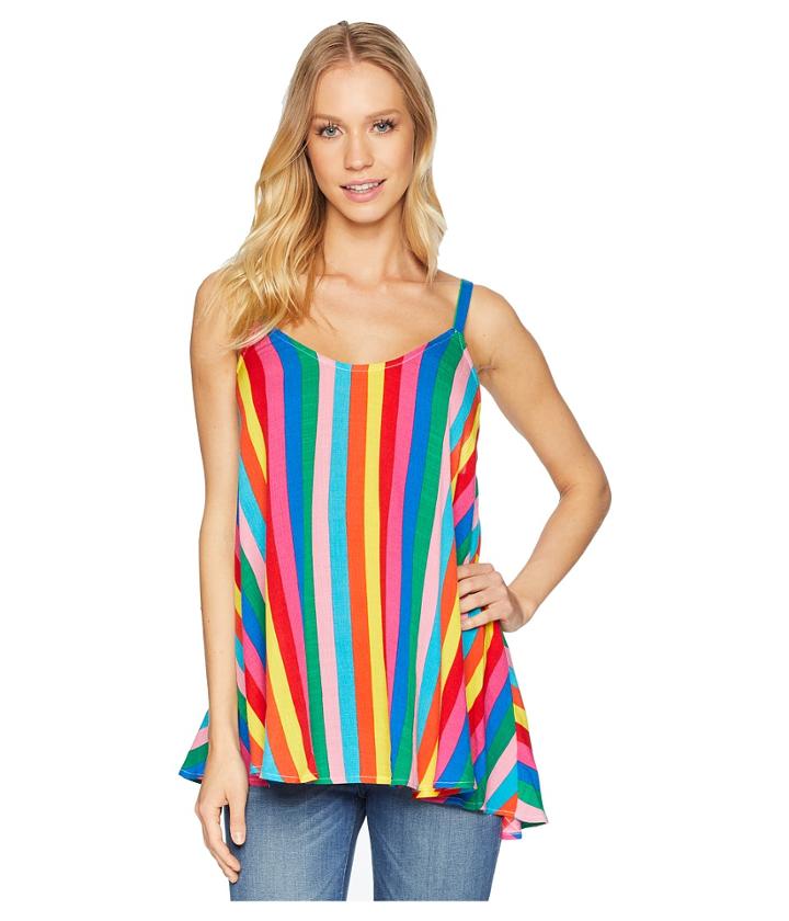 Show Me Your Mumu Sarah Swing Tank Top (tulum Stripe) Women's Sleeveless