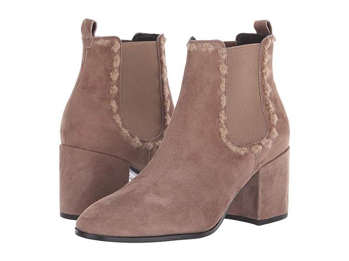 Kennel & Schmenger Jade Faux Shearling Bootie (cedar Kid Suede) Women's Boots