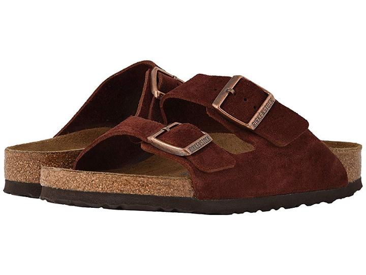 Birkenstock Arizona Soft Footbed (port Suede) Women's  Shoes