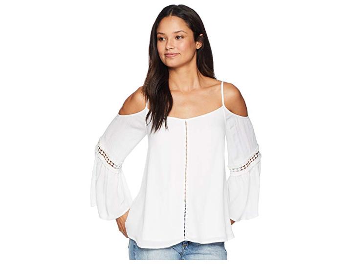 Show Me Your Mumu Tucker Top (white Cloud) Women's Clothing