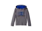 Under Armour Kids Cotton French Terry Hoodie (big Kids) (graphite/royal/black) Boy's Sweatshirt