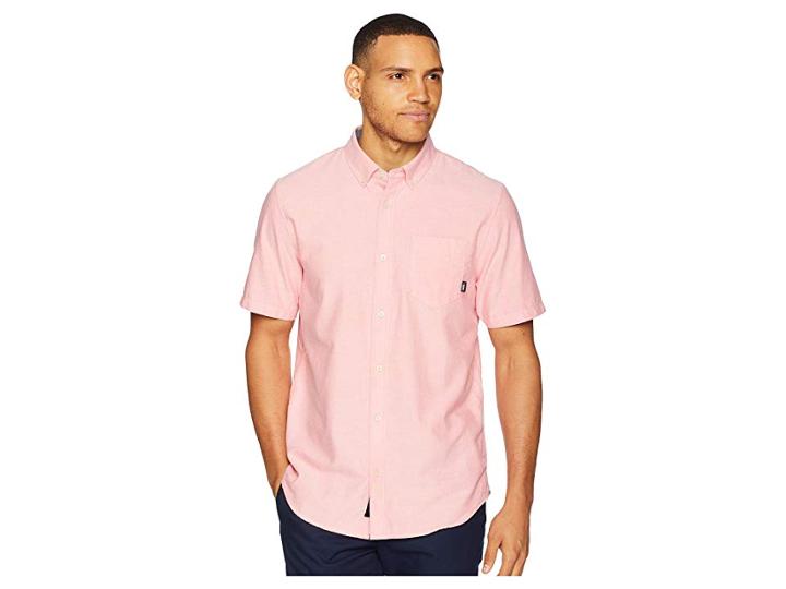 Vans Houser S/s Wovens (dubarry) Men's Long Sleeve Button Up