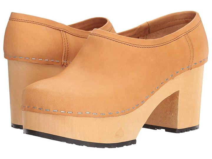 Swedish Hasbeens Bettan (nature) Women's Clog Shoes