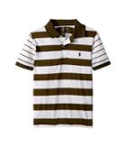 Polo Ralph Lauren Kids Moisture-wicking Polo Shirt (little Kids/big Kids) (company Olive) Boy's Clothing