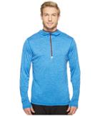 Prana Hardesty Hooded 1/4 Zip (future Blue) Men's Sweatshirt