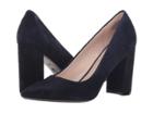 Nine West Astoria Block Heel Pump (navy Suede 2) High Heels