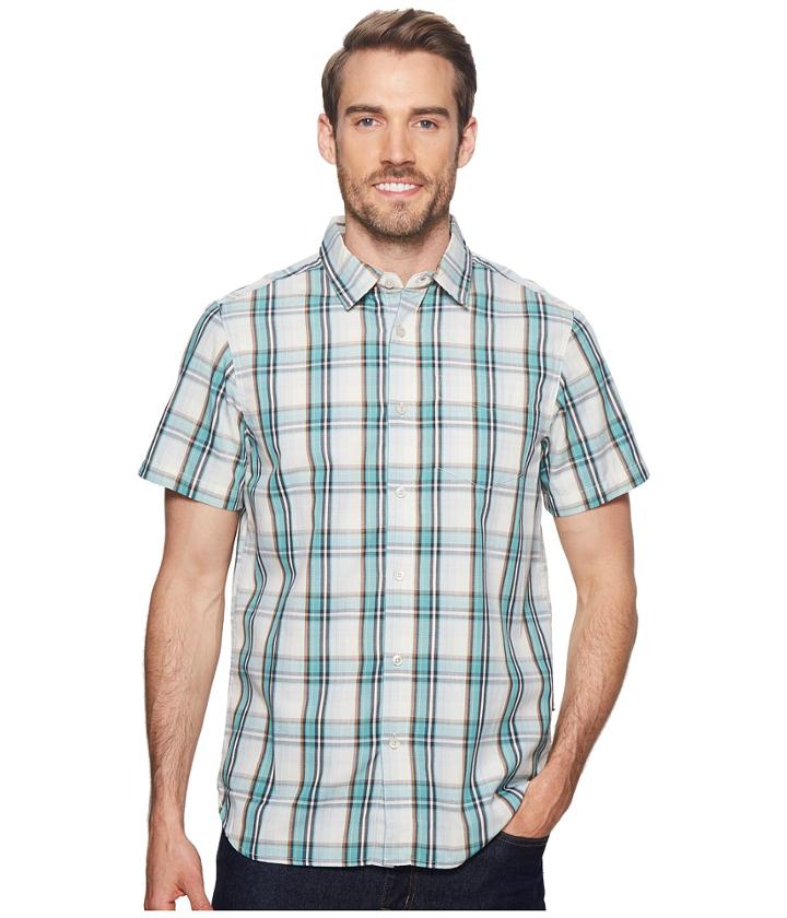 The North Face Short Sleeve Hammetts Shirt (bristol Blue) Men's Short Sleeve Button Up