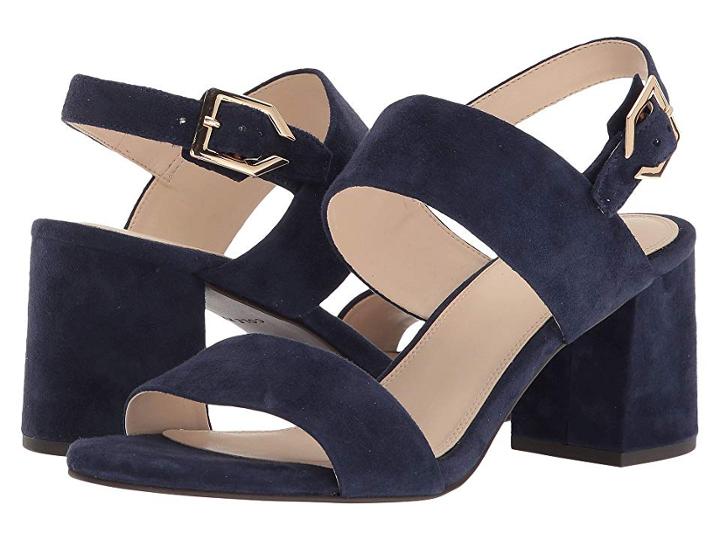 Cole Haan Avani City Sandal (marine Blue Suede) Women's Sandals