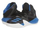 Adidas Kids Crazy Team Basketball (little Kid/big Kid) (core Black/blue/utility Grey) Boys Shoes