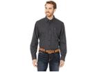 Cinch Long Sleeve Printed Modern Fit (black) Men's Clothing