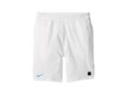 Nike Kids Roger Federer Ace 6 Tennis Shorts (big Kids) (white/white/university Blue) Boy's Shorts