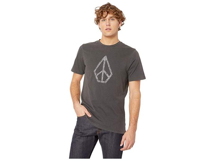 Volcom Peace Stone Short Sleeve Tee (black) Men's T Shirt