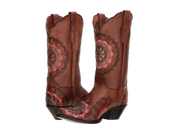 Dan Post Flower Child (brown) Cowboy Boots