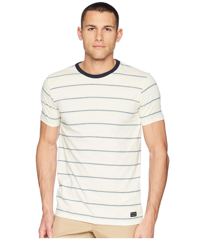 Billabong Die Cut Stripe Short Sleeve Crew (salt) Men's Short Sleeve Pullover