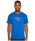 Quiksilver Waterman Gut Check Short Sleeve Rashguard (olympian Blue) Men's Swimwear