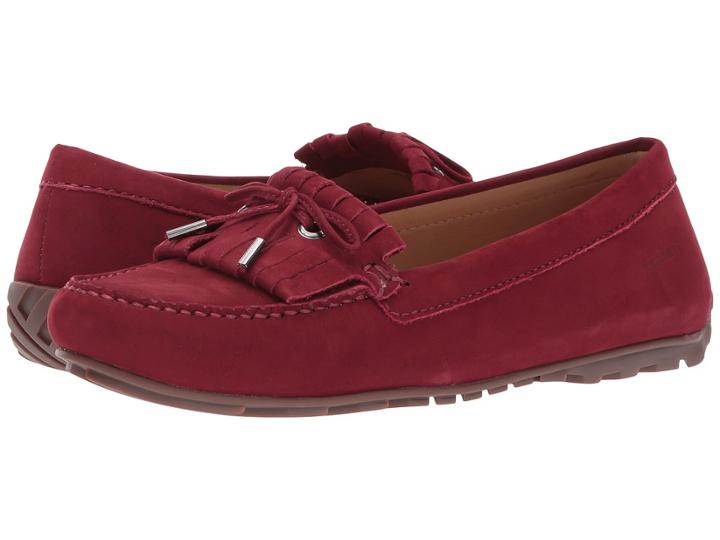 Sebago Harper Kiltie Tie (dark Red Nubuck) Women's Shoes