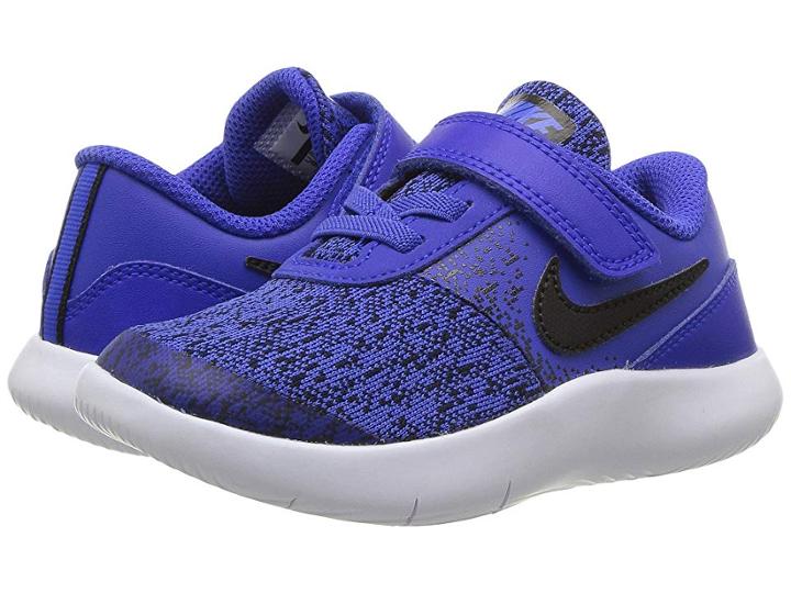 Nike Kids Flex Contact (infant/toddler) (racer Blue/black/white) Boys Shoes