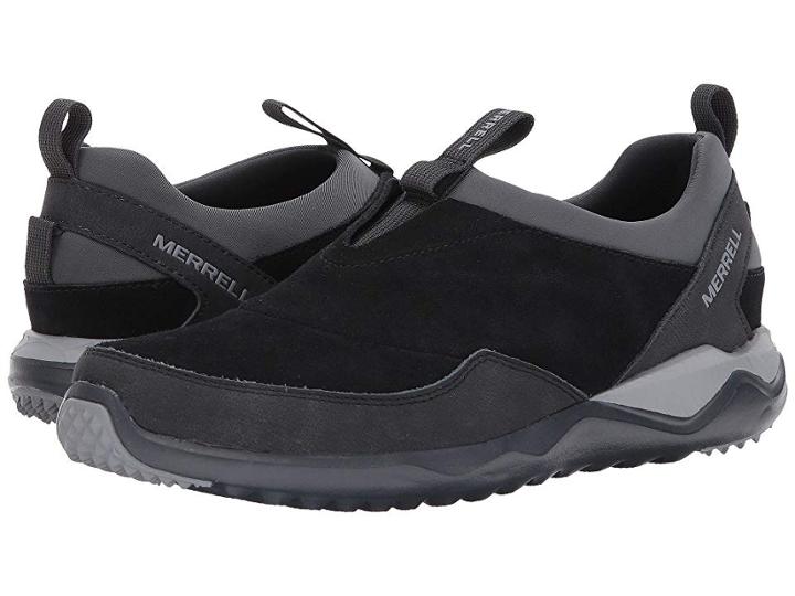 Merrell 1six8 Moc Leather (black) Men's Shoes