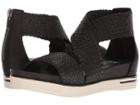 Eileen Fisher Sport 4 (black Woven Leather) Women's Sandals