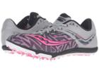 Saucony Havok Xc Spike (silver/vizi Pink) Women's Track Shoes