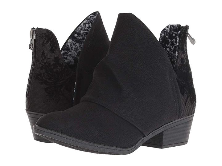 Blowfish Skirr-b (black Saddlerock/android Metallic) Women's Pull-on Boots
