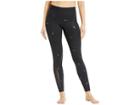 Nike Pro All Over Print Metallic Swoosh Tights (black) Women's Casual Pants
