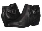 Steve Madden Cassie Western Bootie (black Leather) Women's Boots