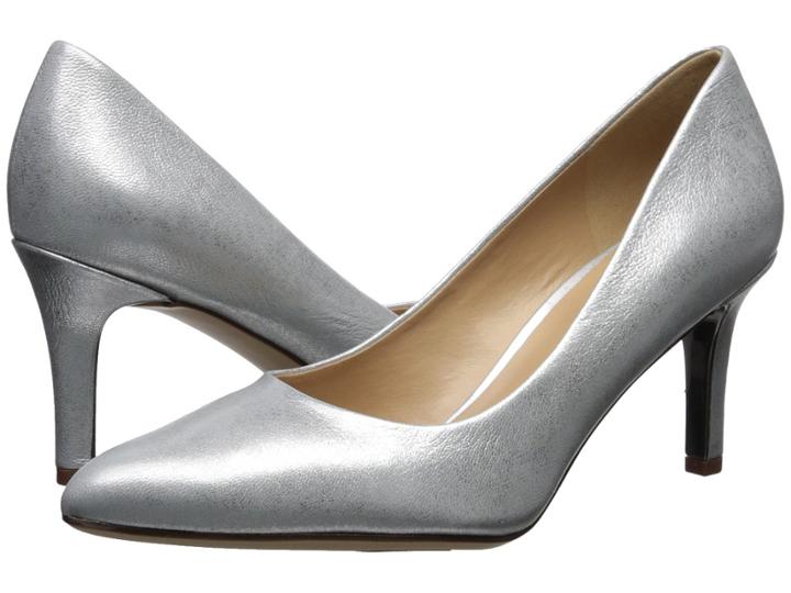 Naturalizer Natalie (silver Metallic Dust) High Heels