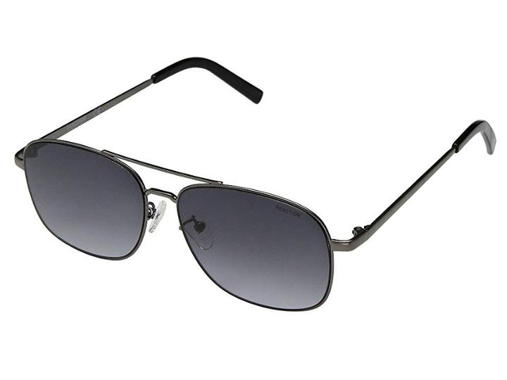 Kenneth Cole Reaction Kc1326 (matte Gunmetal/gradient Smoke) Fashion Sunglasses