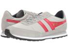 Gola Flyer (light Grey/red/navy) Men's Lace Up Casual Shoes