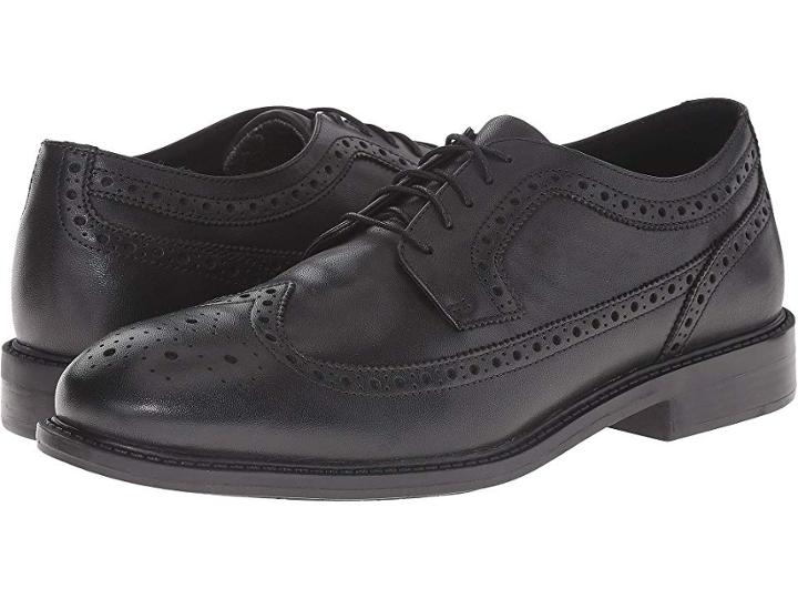 Dunham Grayson Wingtip (black) Men's Lace Up Casual Shoes