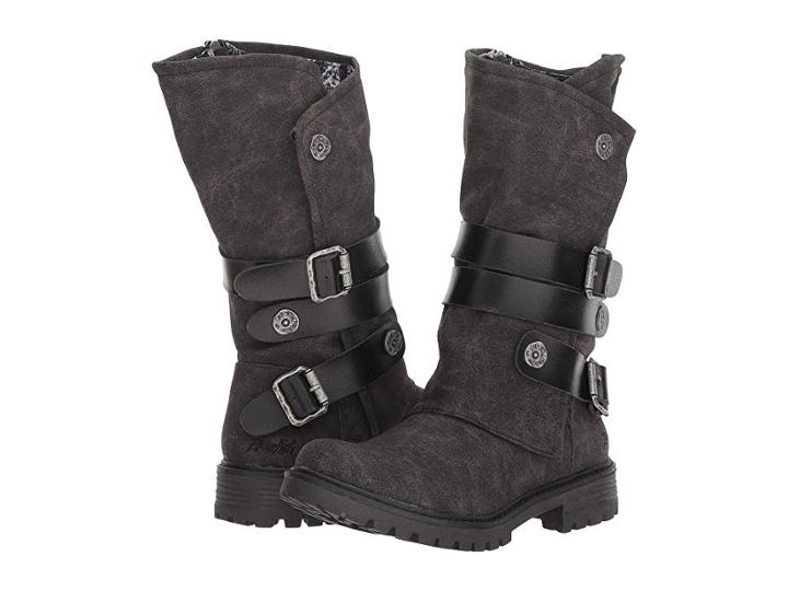 Blowfish Rider (black Spindal Pu/dyecut Pu) Women's Pull-on Boots