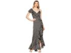 Jill Jill Stuart Ruffle Printed Gown (keira Print) Women's Dress