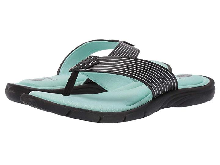 Ryka Refresh (black/mint) Women's Sandals
