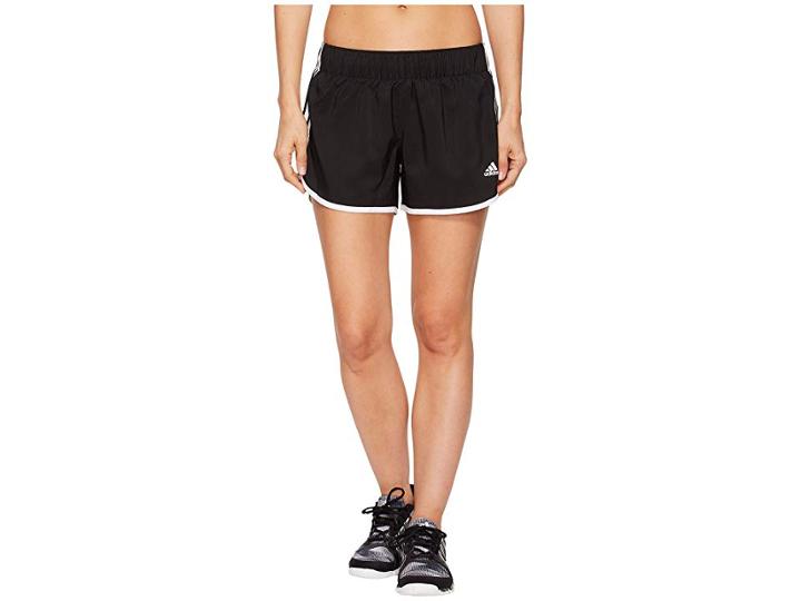 Adidas M10 Woven 4 Shorts (black/white) Women's Shorts