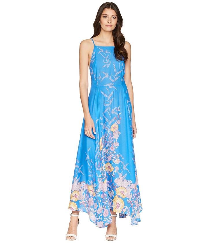 Free People Embrace It Maxi Dress (blue) Women's Dress