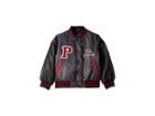U.s. Polo Assn. Kids Varsity Jacket (little Kids) (charcoal/black) Boy's Coat