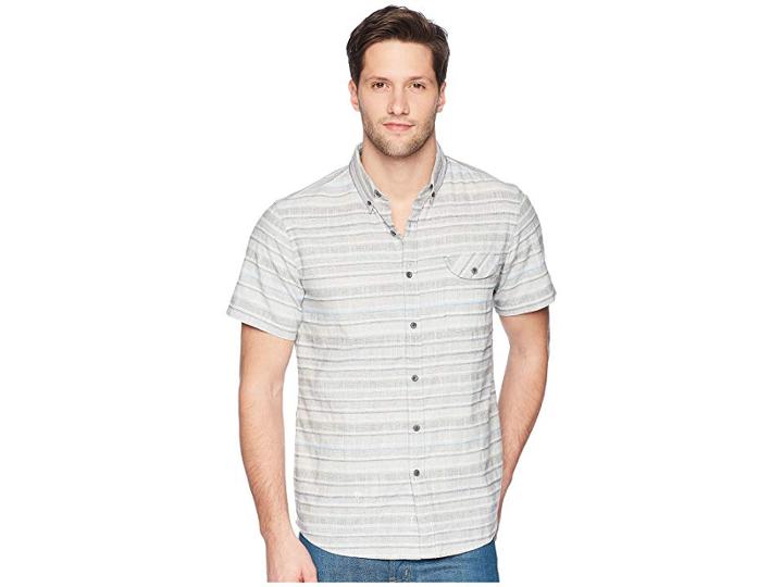 Vissla Connection Woven Top (phantom) Men's Short Sleeve Button Up