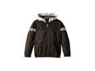 Urban Republic Kids Zip-up Windbreaker With Metallic Hood (little Kids/big Kids) (black) Girl's Coat