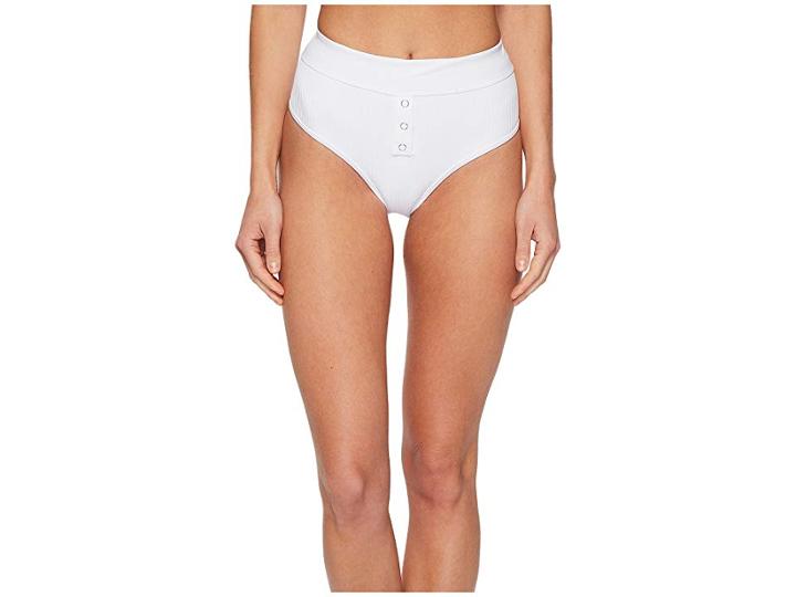 Body Glove Ibiza Retro Bikini Bottom (white) Women's Swimwear