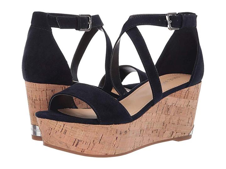 Nine West Violet (deep Baltic) Women's Wedge Shoes
