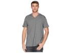Psycho Bunny Classic V-neck T-shirt (grey Salt Pepper) Men's T Shirt