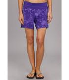 Skirt Sports Go Longer Short (purple Passion Print) Women's Shorts
