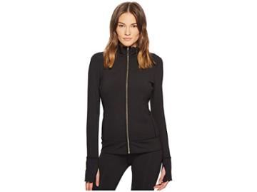 Kate Spade New York Athleisure Scallop Jacket (black) Women's Coat