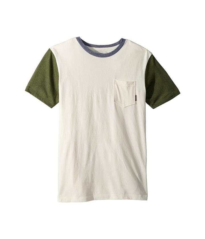 Billabong Kids Zenith Short Sleeve Crew (big Kids) (salt) Boy's Short Sleeve Pullover