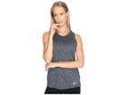 Nike Dry Tomboy Cross-dye Tank Top (black/heather/cool Grey/white) Women's Sleeveless