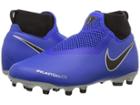 Nike Kids Jr Phantom Vision Academy Df Fg/mg Soccer (little Kid/big Kid) (racer Blue/racer Blue/black) Kids Shoes